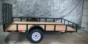 2022 RWC 3.5k 12 foot Drop Gate Utility Trailer